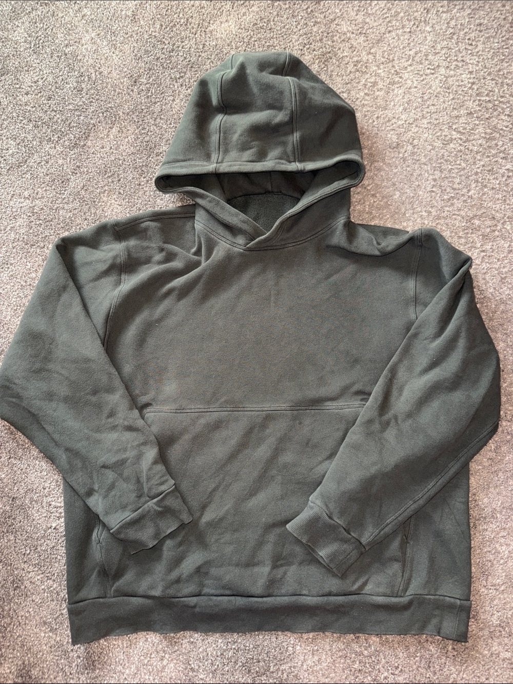 Lululemon Men's Hooded Sweatshirt - Dark Green